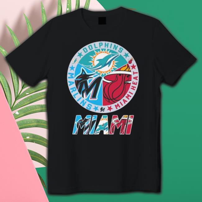 Miami Dolphins Marlins Miami Heat Champions 2023 shirt
