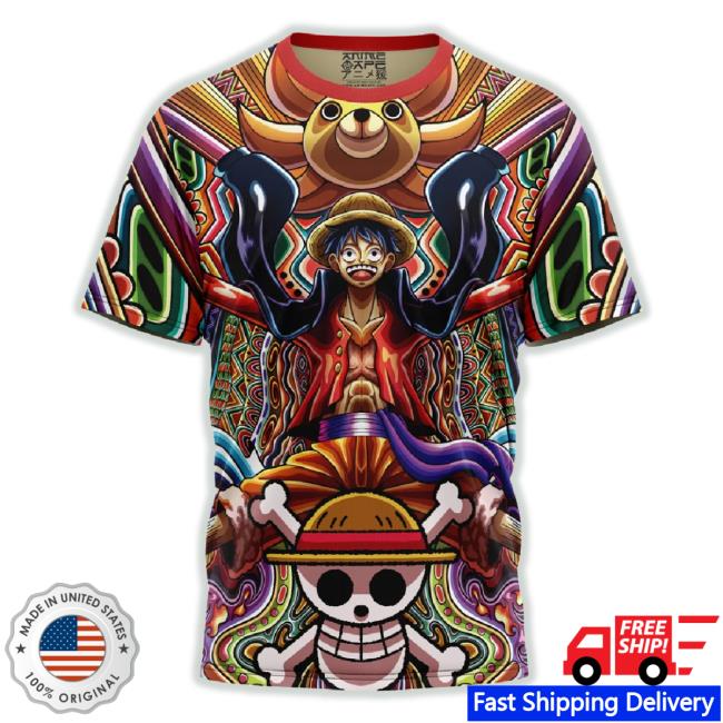 Trippy Monkey D. Luffy One Piece Shirt