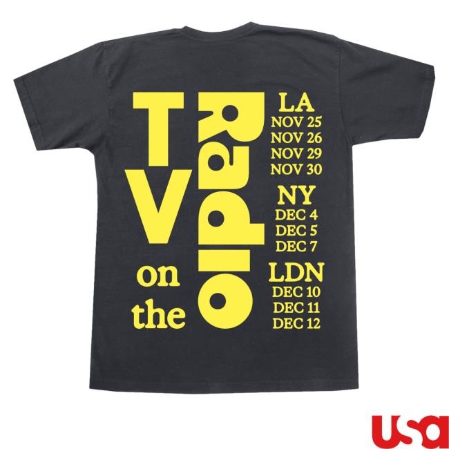 Tv On The Radio Merch Shop Store Ny La Ldn Tour Shirts Ny La Ldn Tour Hoodie