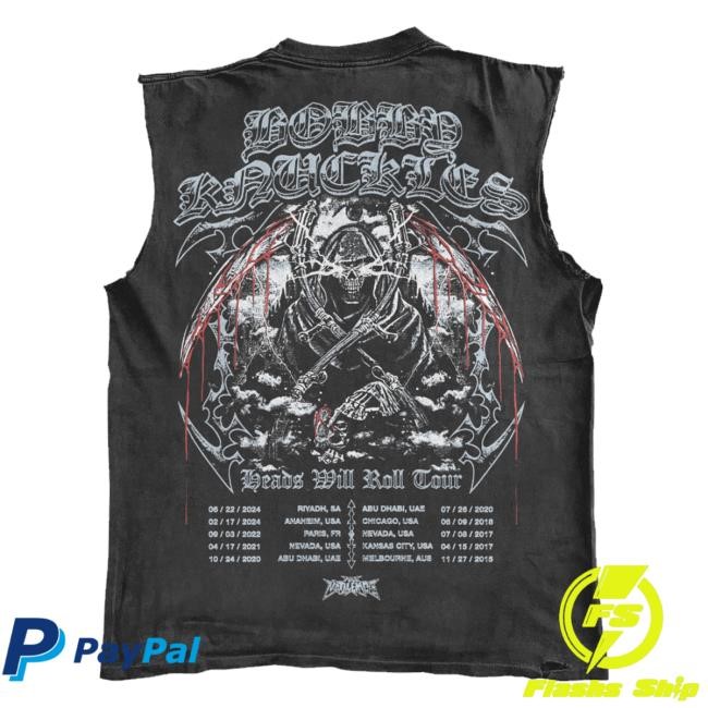 Fullviolence Merch Shop Heads Will Roll Tour Muscle Long Sleeve Shirt