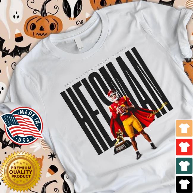 2022 Heisman Trophy Winner Caleb Williams Usc Trojans Signature Hooded Sweatshirt