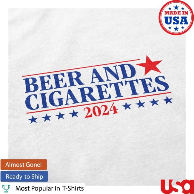 Shitheadsteve Merch Beer & Cigarettes '24 T Shirt