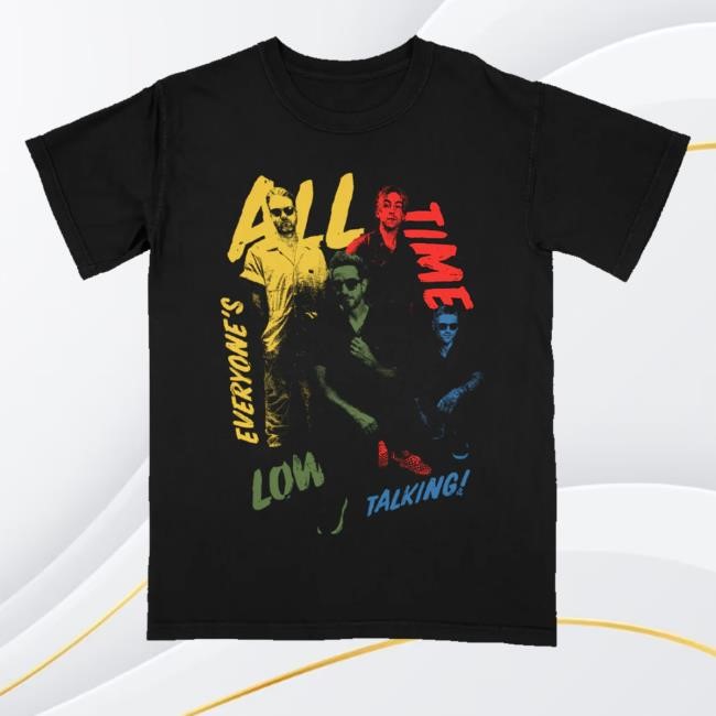 Official All Time Low Merch Shop Store Everyone's Talking Photo Tee Shirt Official All Time Low Merch Shop Store Everyone's Talking Photo Tee