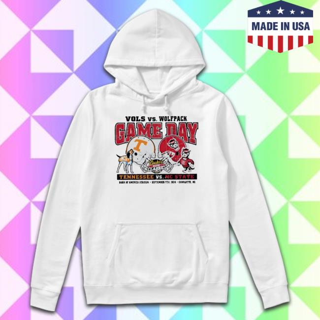 Trending Nc State Wolfpack Vs Tennessee Volunteers Game Day Champion 2024 Hoodie Sweatshirt