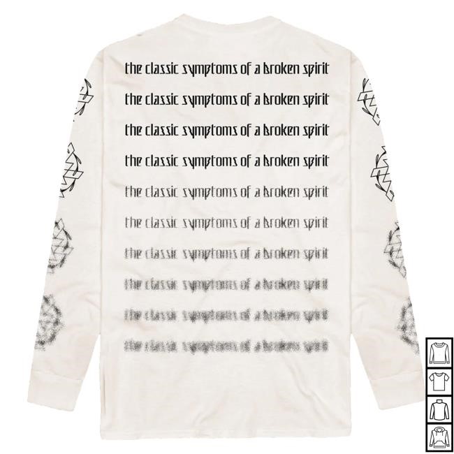 Impericon Merch Architects - Fading Repeater Natural - Longsleeve Hooded Sweatshirt