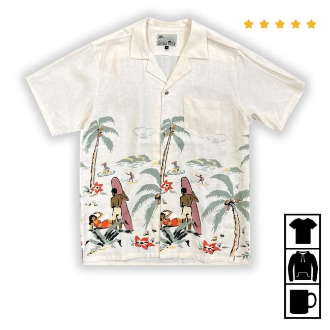 Bather Trippin' Beach Camp Shirt
