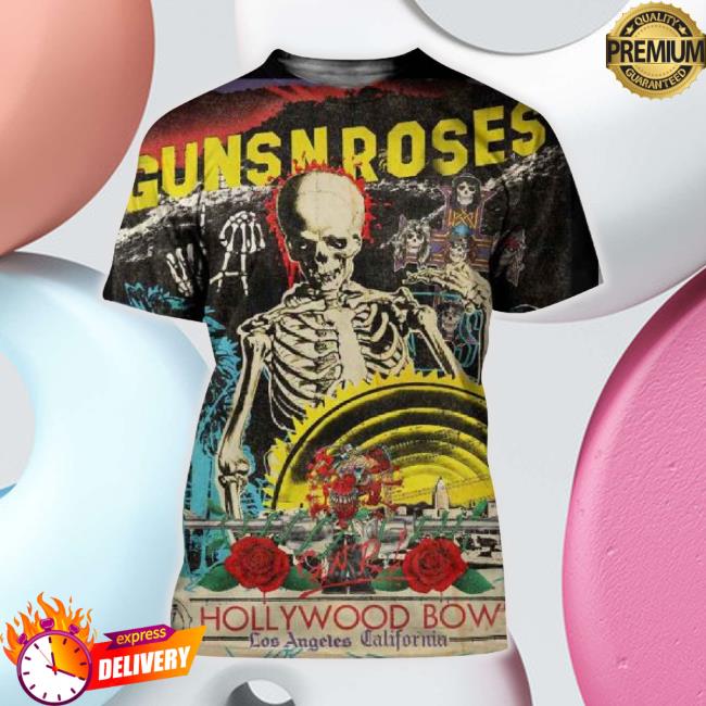 Guns N Roses Hollywood Bowl Los Angeles California Day 2 Nov 2Nd 2023 Poster All Over Print Sweaters