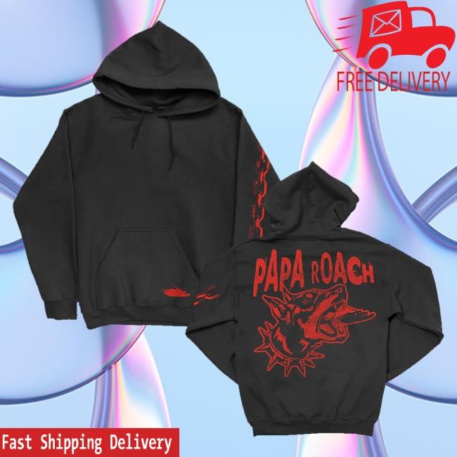 Papa Roach Merch Store Owner Hoodie (Black) Hooded Sweatshirt