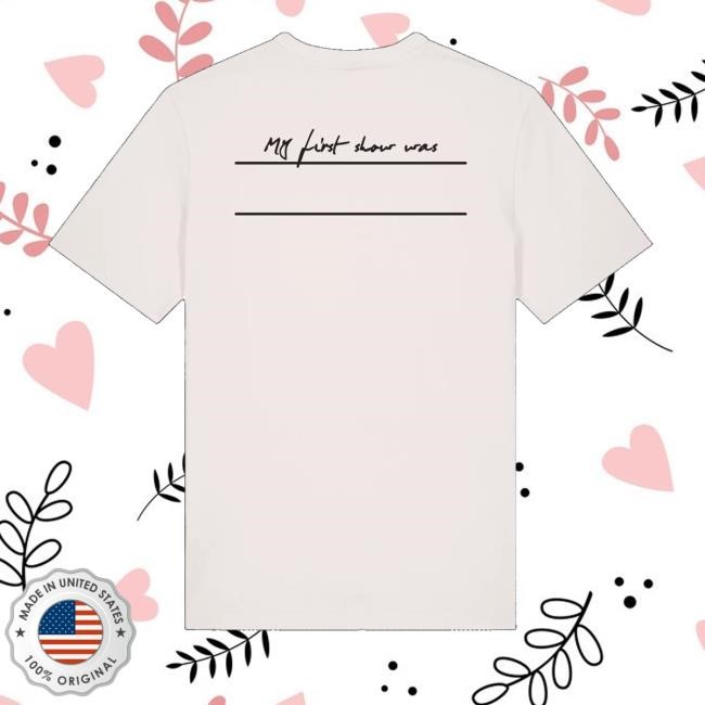 Frank Turner Merch Store Shop Show3000 My First Show Hoodie Sweatshirt Frank Turner Merch Store Shop Show3000 My First Show Tee Shirt