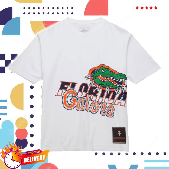 Trending Florida Gators Cj X M&N Unisex Hand-Drawn Tee White Cactusjackfanatics Shop