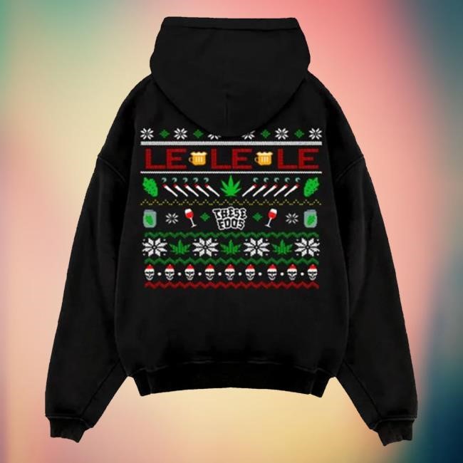 These Foos Merch Le Le Le Christmas Pull Over Crewneck Sweatshirt