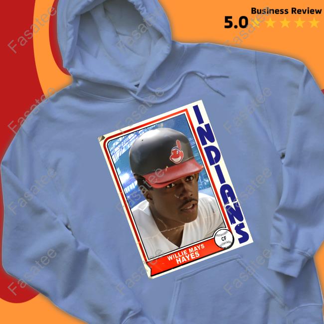 Willie Mays Hayes Indians Tee Willie Mays Hayes Indians Tee Shirt
