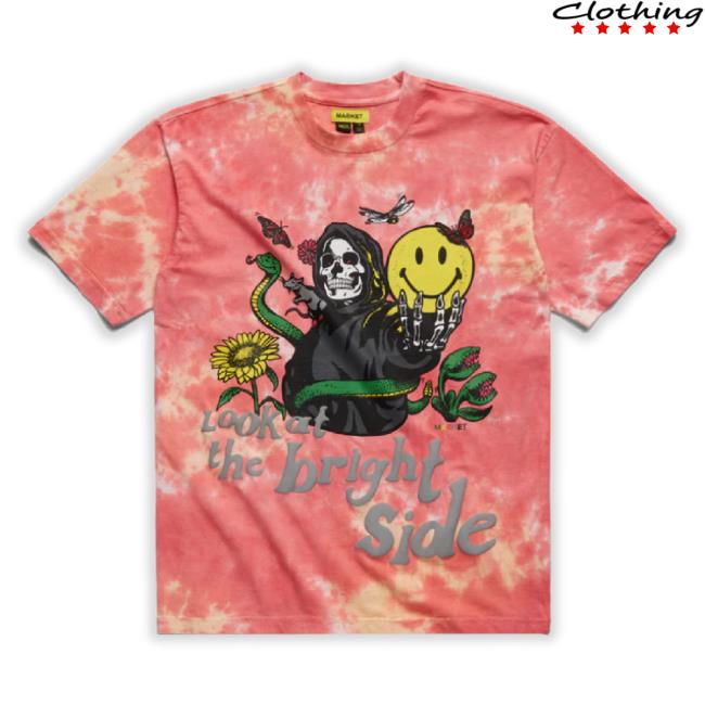 Official Smiley Look At The Bright Side Tie-Dye Sweatshirt