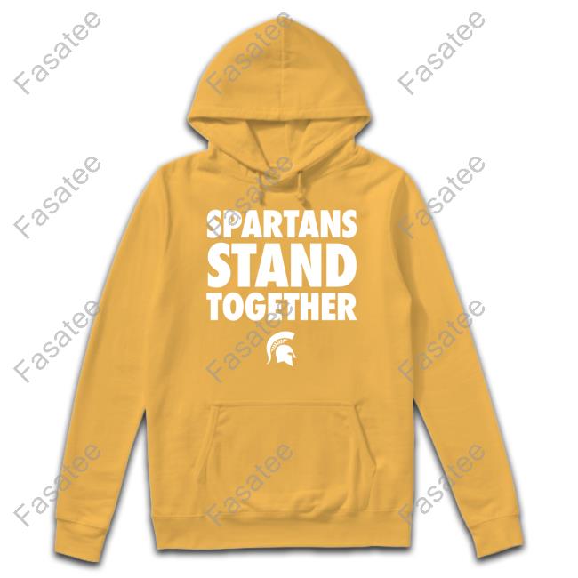 Michigan State University Spartan Strong Hooded Sweatshirt Michigan State University Spartan Strong Tee Shirt