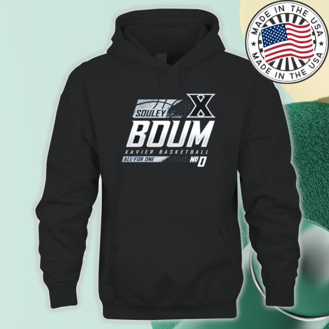 Souley Boum Xavier Basketball All For One Tee Shirt