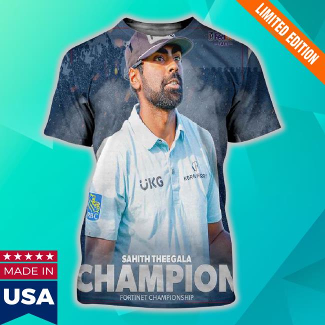 Sahith Theegala Claims His First Tour Win Fortinet Championship Pga Tour 3D Hoodie Sweatshirt