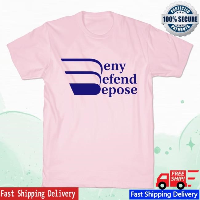 Lookhuman Merch Shop Deny Defend Depose Shirt