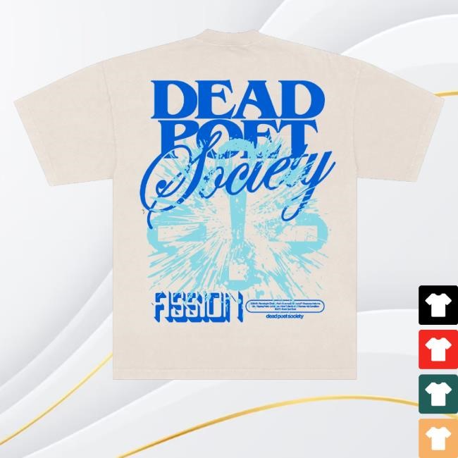 Dead Poet Society Merch Dead Poet Society Cream Exploding Logo Tank Top