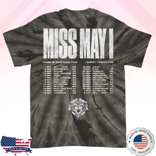 Official Miss Maya Music Merch Dye Tour Tee