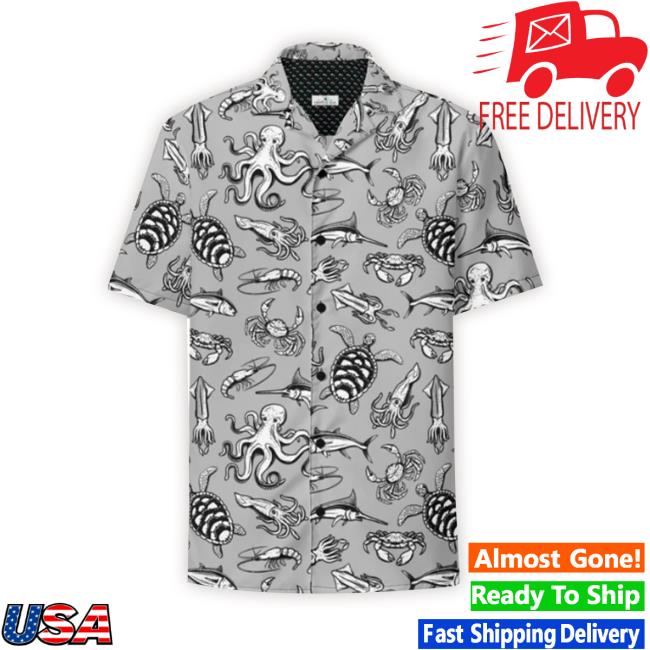 Official Night Dive Hawaiian Button Shirt Dive Into Stylish Depths Tee Tropicalseasclothing Store