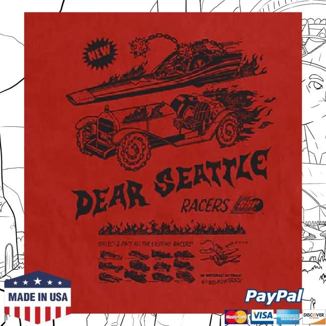 Trending Merch Jungle Merch Dear Seattle Racers Long Sleeve T Shirt Official Merch Jungle Merch Dear Seattle Racers Sweatshirt
