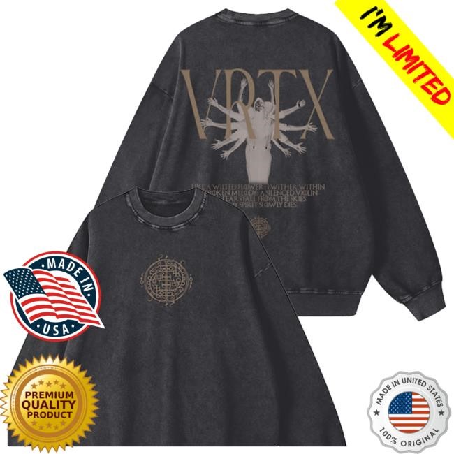 Limited Gaerea Merch Store Charcoal Vrtx Oversized T-Shirt