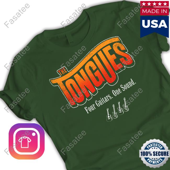 The Tongues Four Guitars One Sound Tee Pod Meets World Store
