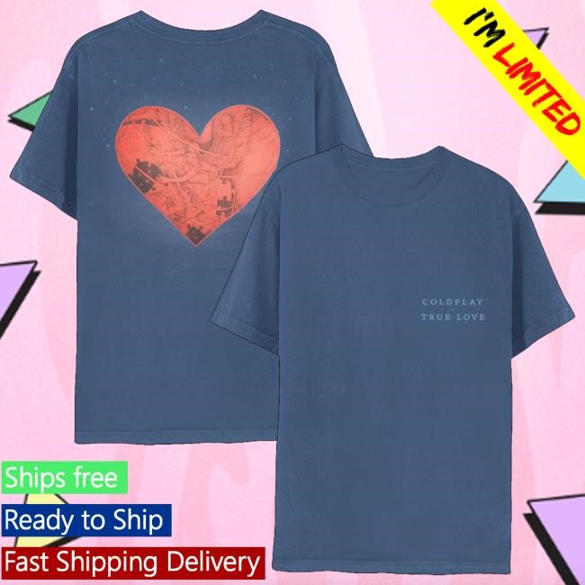 Coldplay Merch Store True Love Youth T Shirt