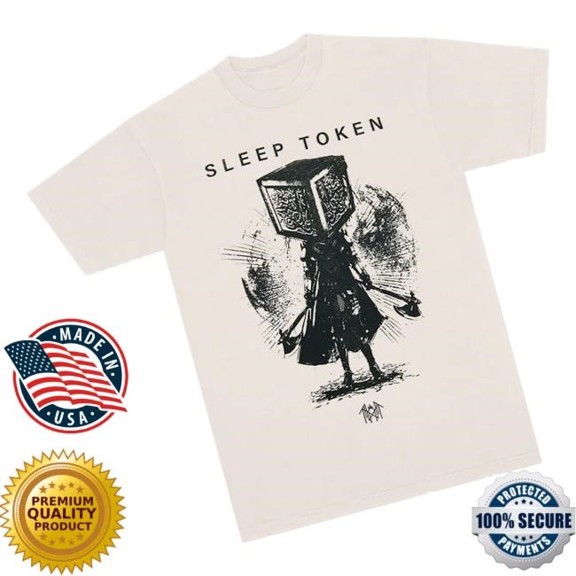 Sleep Token Official Merch Chokehold Ecru Zip Up Hoodie Sleep Token Official Merch Chokehold Ecru Hoodie
