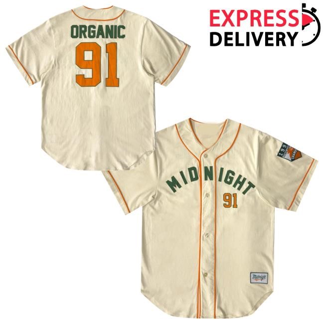 Midnight Organic Merch Store Citrus League Baseball Jersey Shirt