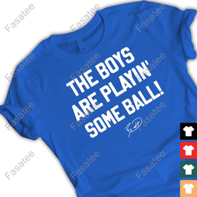 Top The Boys Are Playin' Some Ball Hoodie
