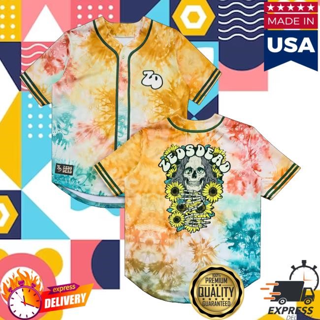 Zedsdead Store Zeds Dead - Rizing V3 - Baseball Jersey Zip Up Hooded Sweatshirt