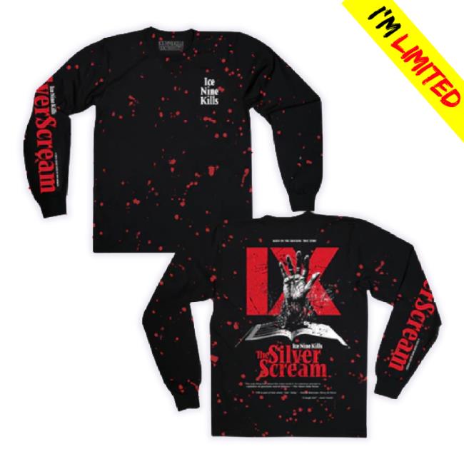 Trending Ink-Merch Store The Silver Scream Splatter Sweaters Ink-Merch Shop