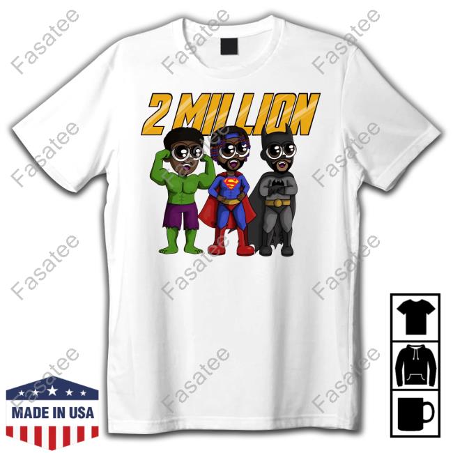 Daydrian Harding Merch 2 Million Subscribers Shirt Shirts