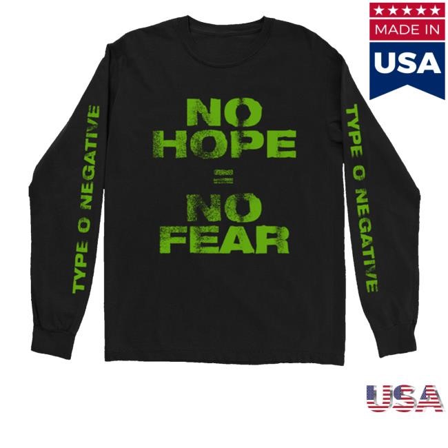 Type O'negative Merch No Hope Hoodie