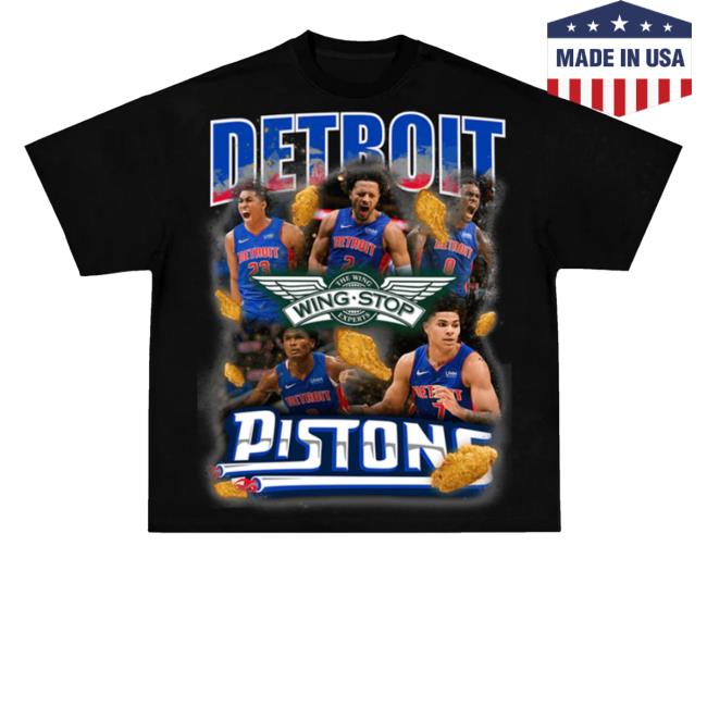 Official Alexthegat Merch Detroit Pistons Wingstop Shirts