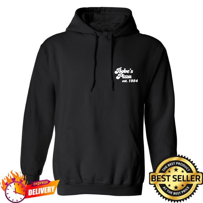 Original Bobe's Pizza Merch Store Bobe's Black Tee