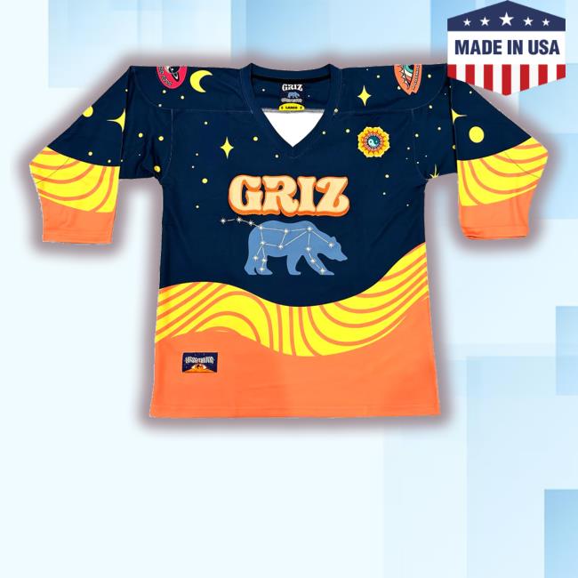 Griz Ursa Major Home Hockey Jersey In Navy Hoodie