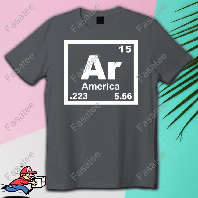 Irish Peach Designs Merch 15 Ar America 223 5.56 Long Sleeve Tee