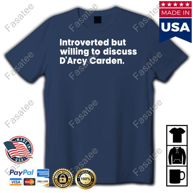 Introverted But Willing To Discuss D'arcy Carden Sweatshirt