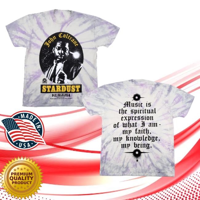 Trending Online Ceramics Merch John Coltrane Stardust Tie Dye Sweater