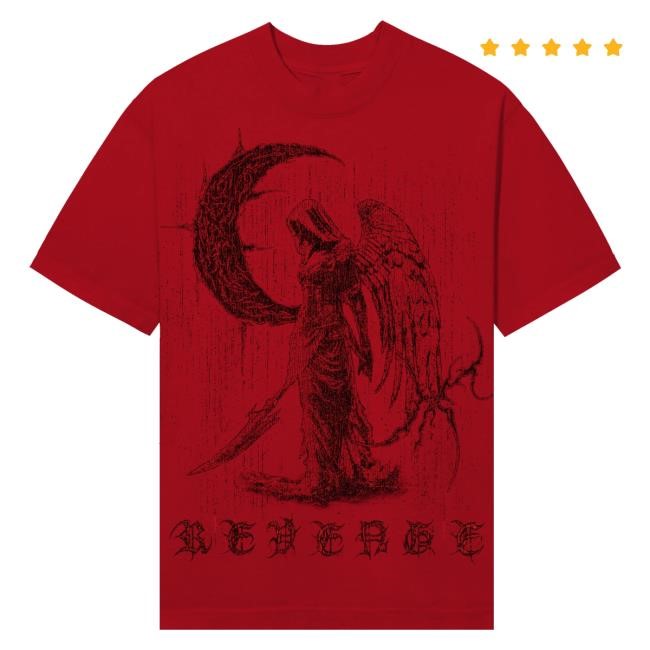 Revenge Official Merch Scythe Short Sleeve Tee Red