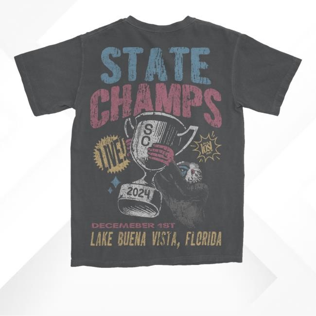 The Lost Bros Official State Champs Trophy T Shirts