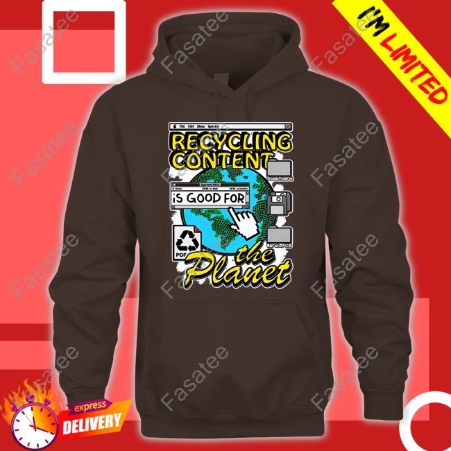Thegoodshirts Recycling Content Is Good For The Planet Shirts Good Shirts Merch