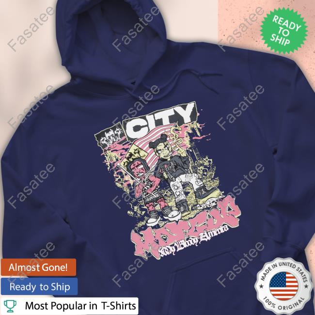 My Bloody America City Hoodie City Morgue My Bloody America City Sweatshirt