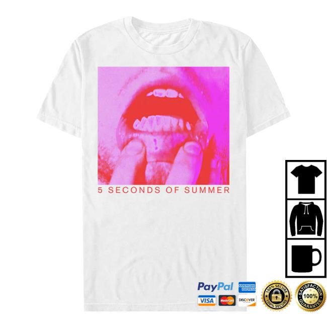 Nuclear Blast Store Merch Shop Official 5 Seconds Of Summer Lip White T Shirts Nuclear Blast Store Merch Shop Official 5 Seconds Of Summer Lip White Tee