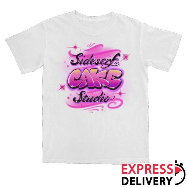 Trending Sideserf Cake Studio Merch Airbrush Tee Shirt