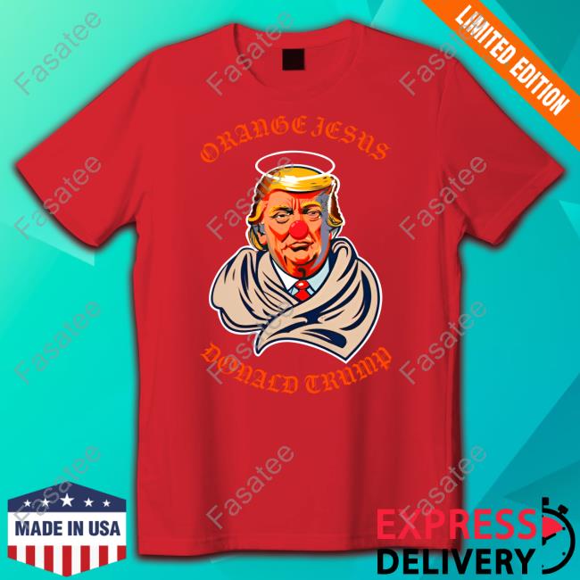 Orange Jesus Donald Trump Hooded Sweatshirt