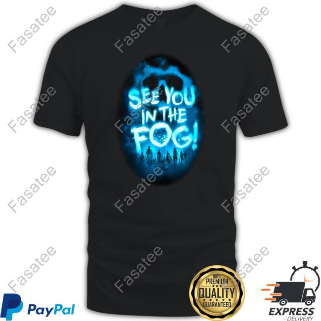 Universal Orlando Merch Halloween Horror Nights 2023 See You In The Fog Tee Shirt