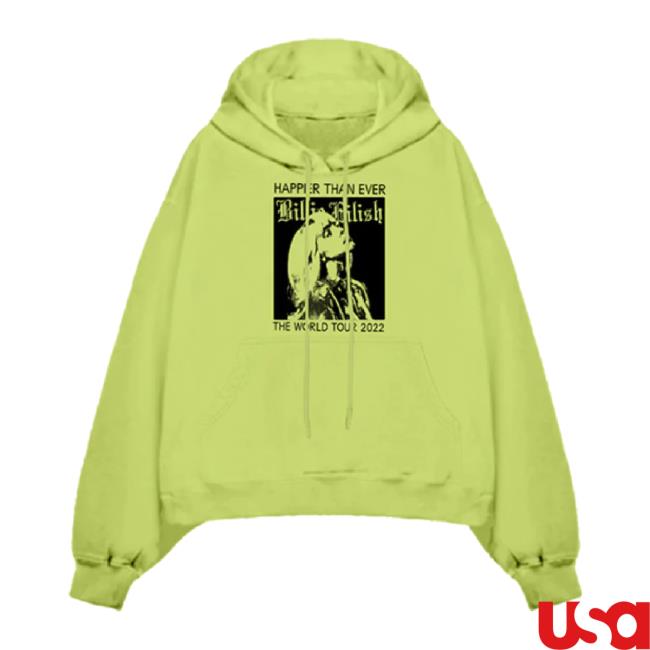 Original Interscope Merch Store Happier Than Ever Lime Tour Shirts Interscope Shop